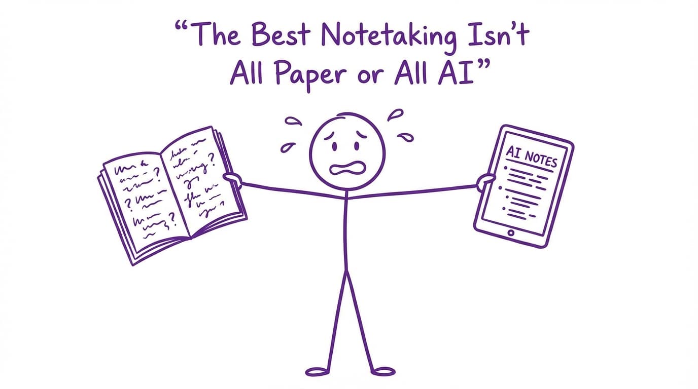 The Best Notetaking Isn’t All Paper or All AI